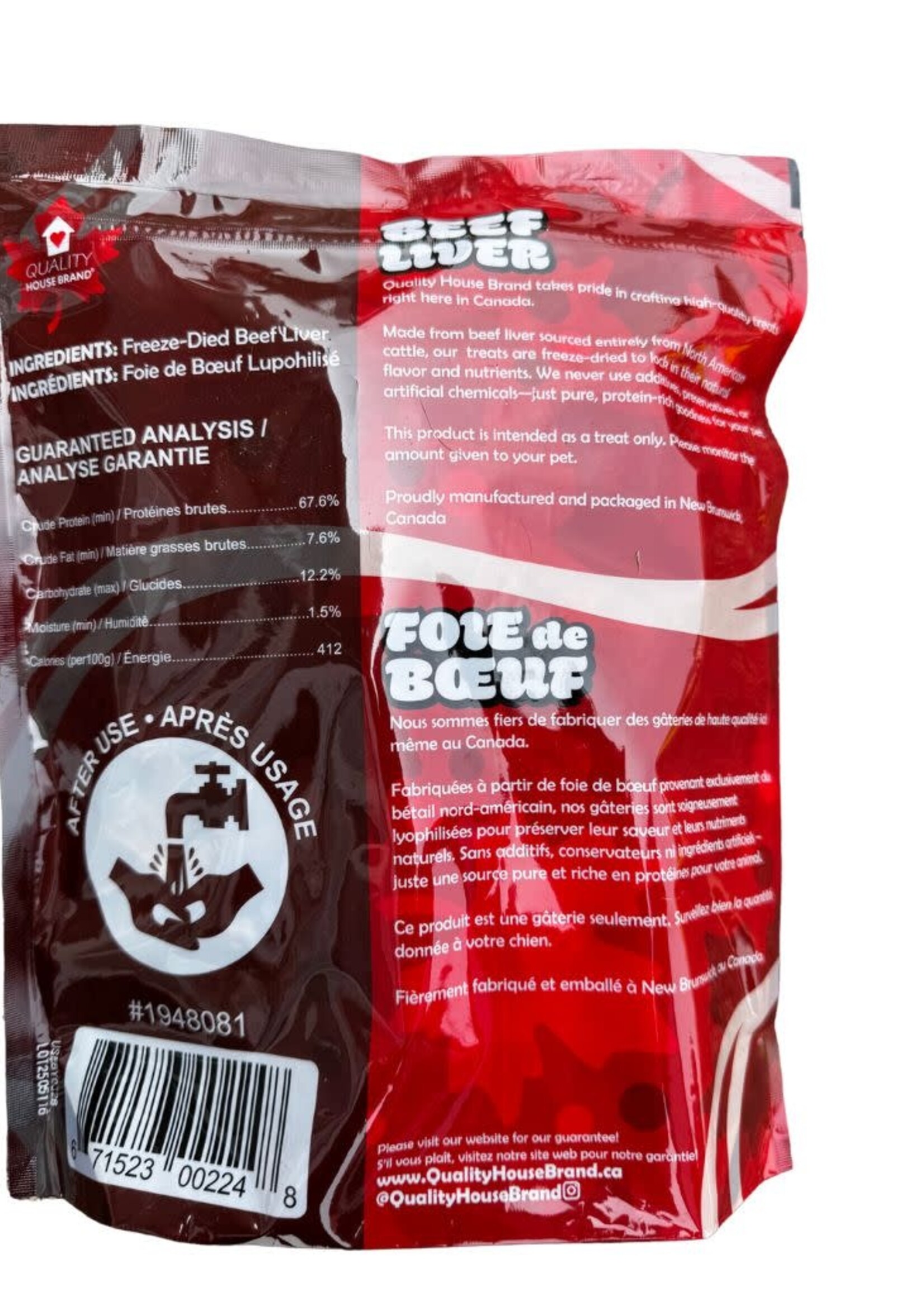 Nutri-Bites Freeze Dried Liver 600g
