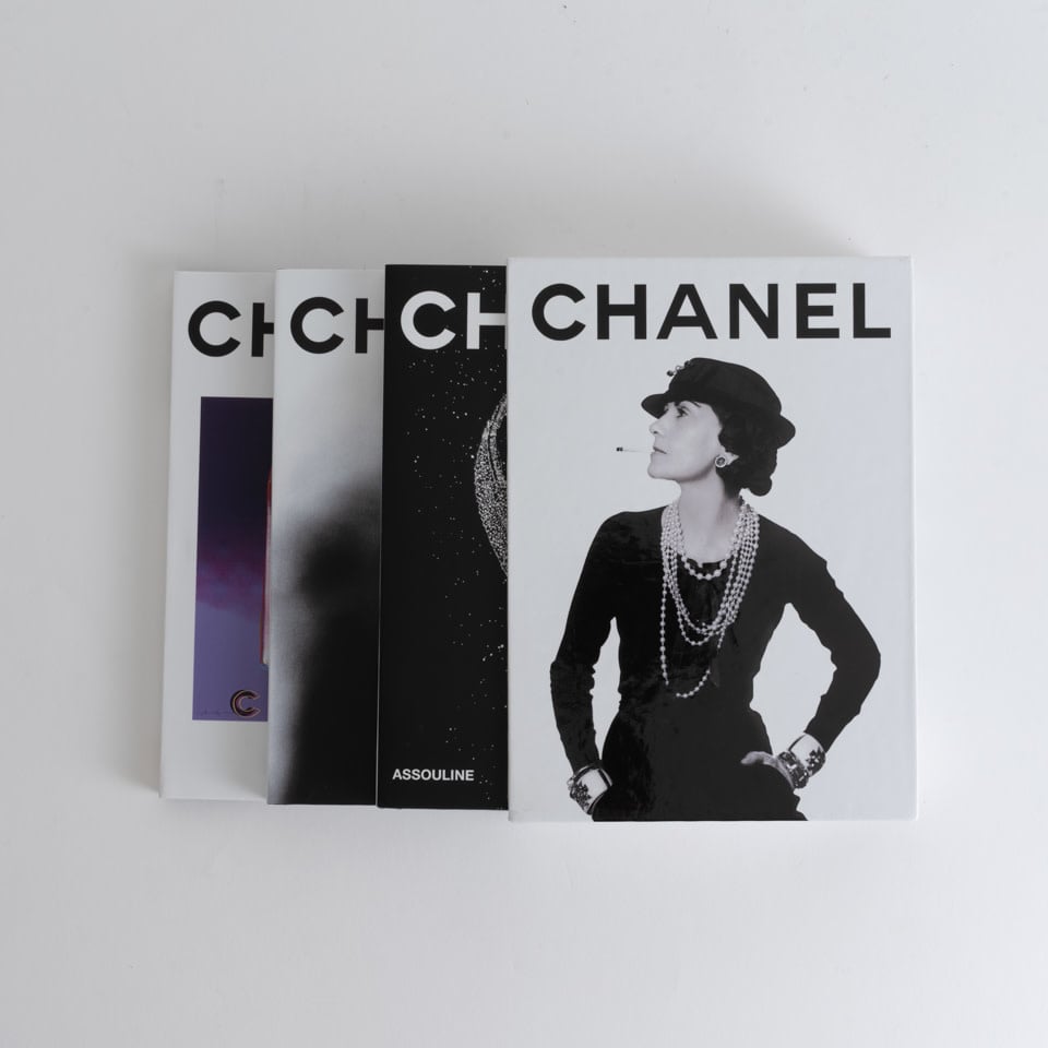Chanel Hardcover Books Set Of 3 with Slip Case Fine Jewelry Perfume  Assouline