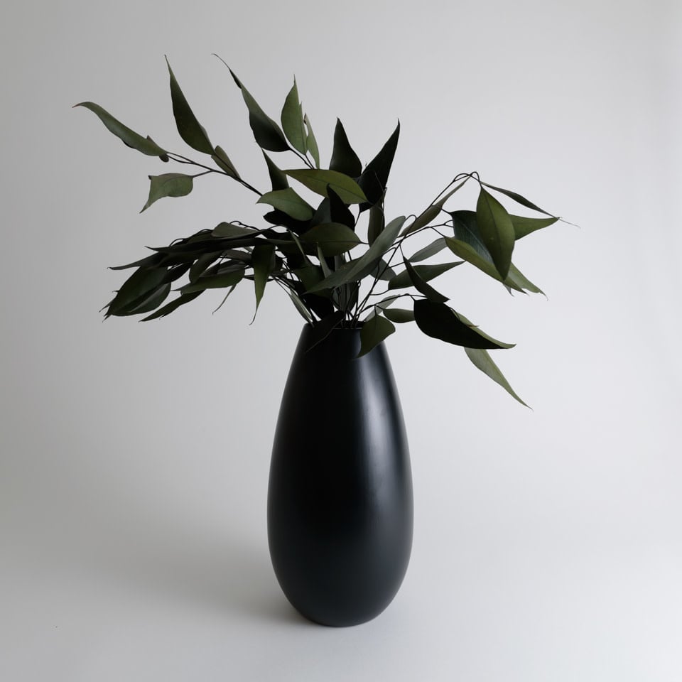 Beau Black Vase