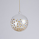 4" Gold Dots Ornament