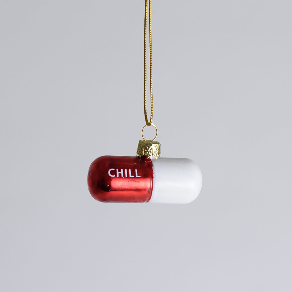 Chill Pill Red/White