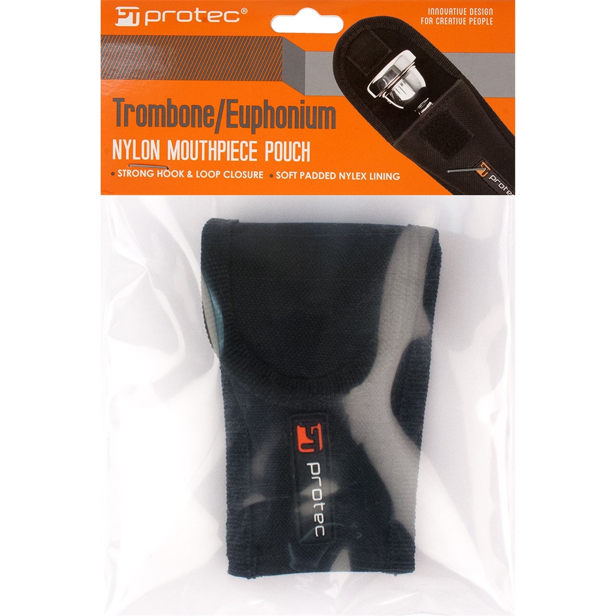 Protec Protec A204 Large Brass Nylon Mouthpiece Pouch