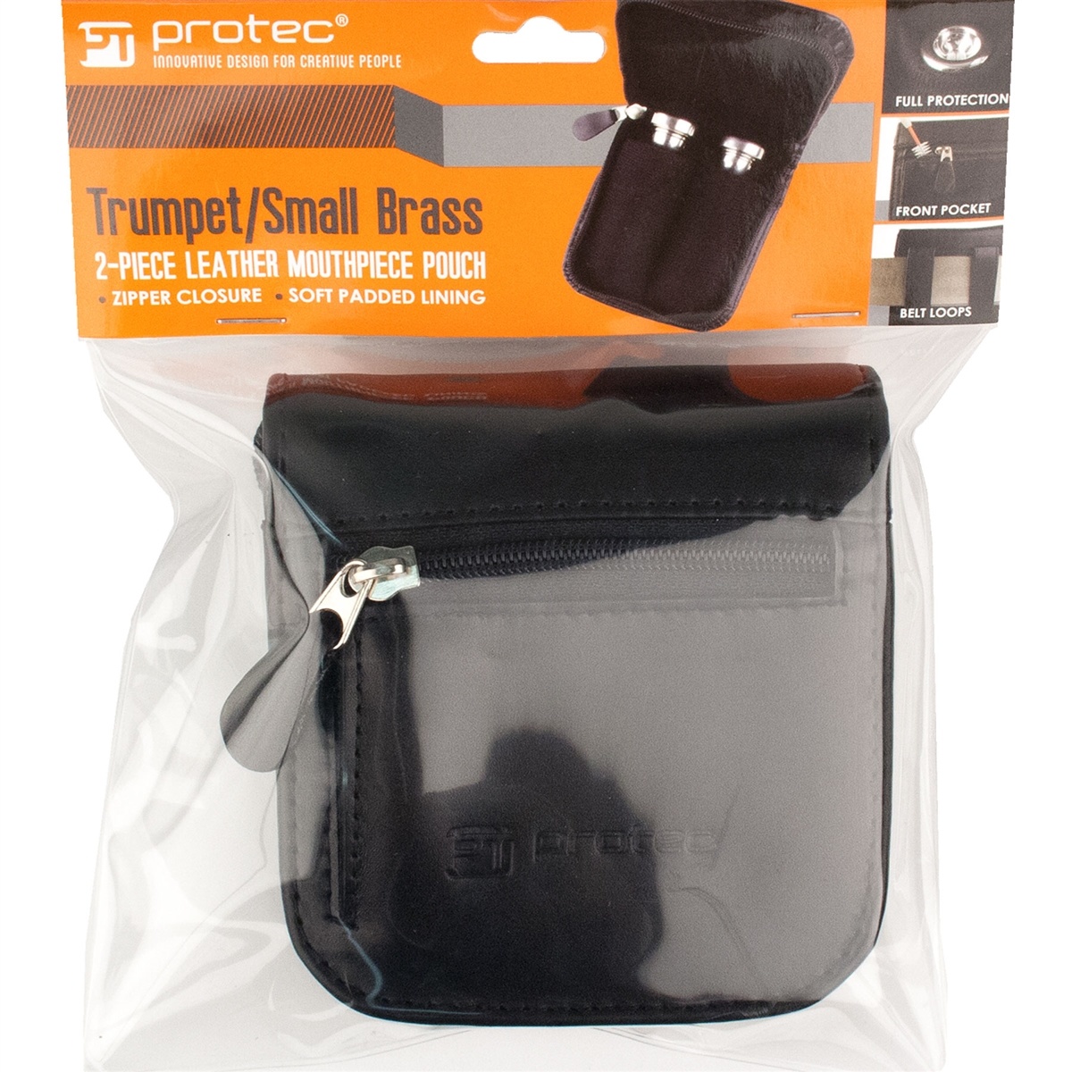 Protec Protec L220 Small Brass Double Mouthpiece Pouch