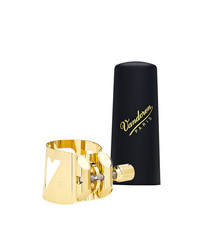 Vandoren Vandoren Optimum Ligature for Bari Sax - Gold Gilded