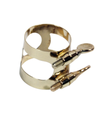 APM AP Alto Sax Ligature in Gold Lacquer