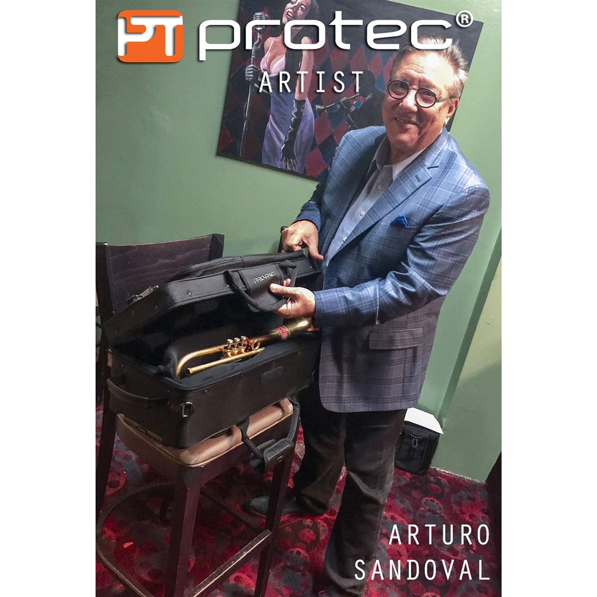 Protec Protec IP301D IPAC Double Trumpet Case