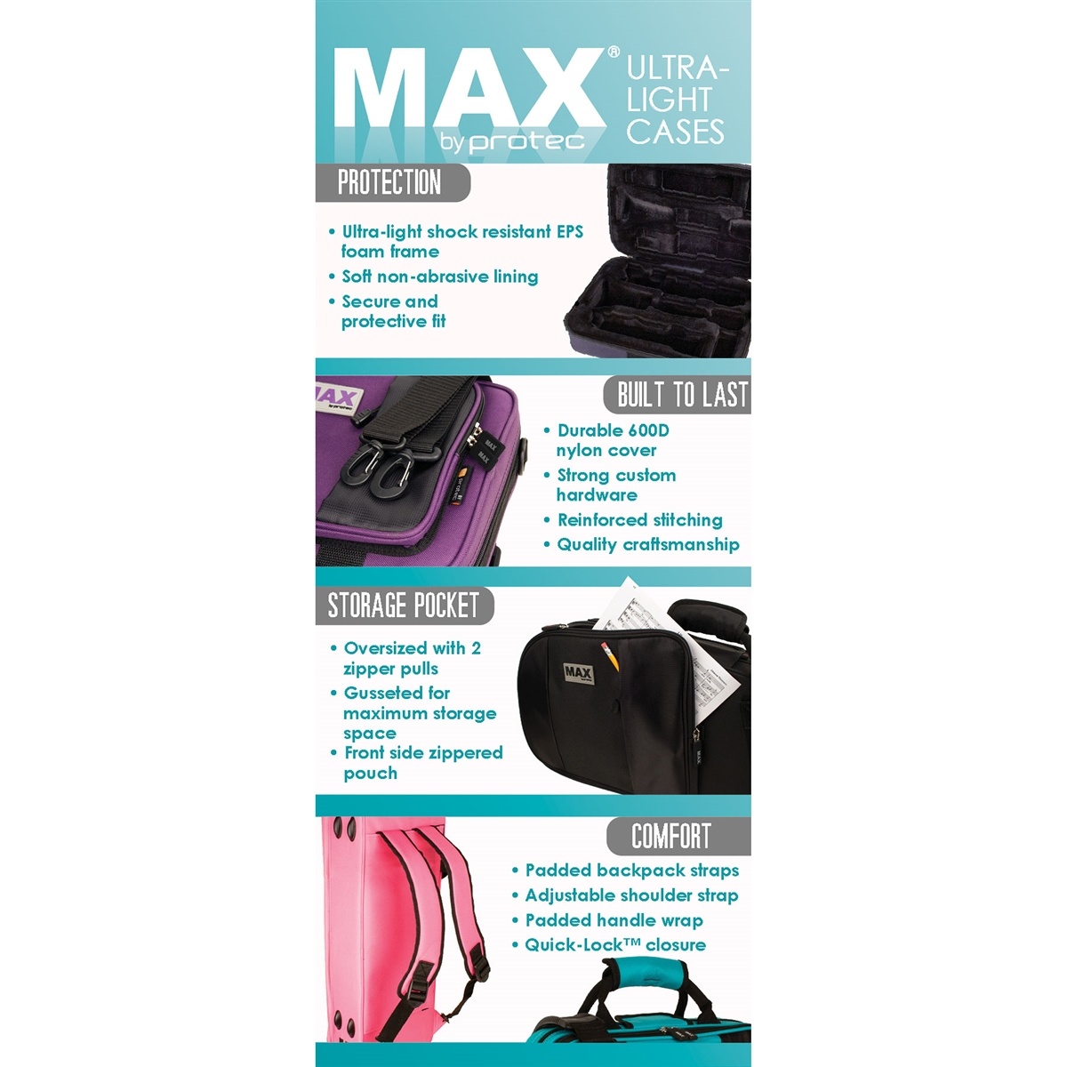 Protec Protec MX309CT Bass Trombone MAX Case
