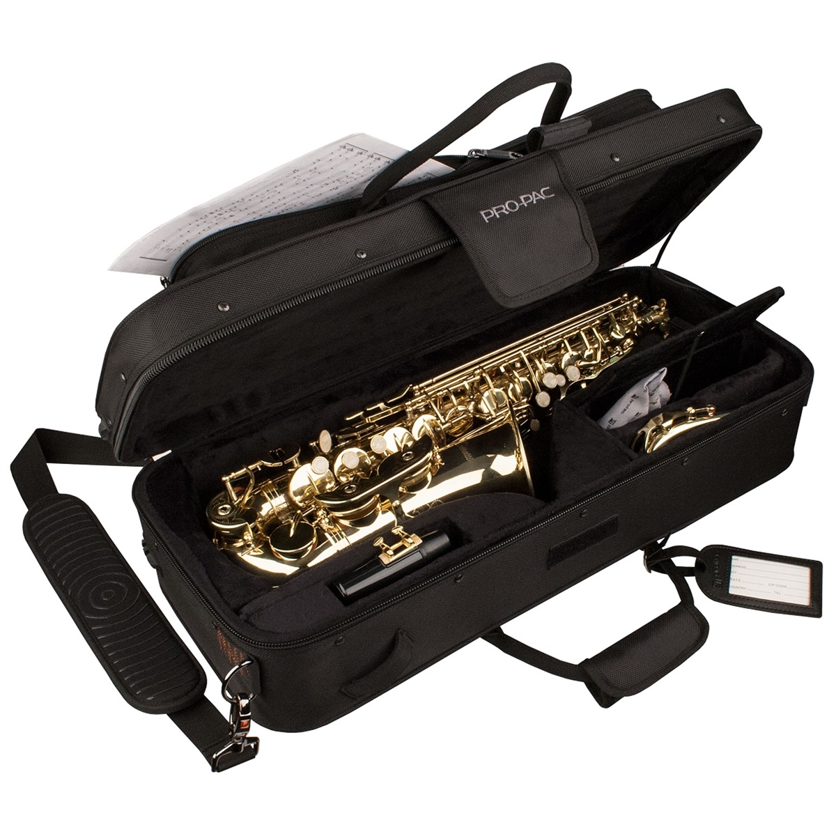 Protec Pro Pac Alto Sax Case Horn Stash
