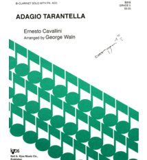 Kjos Adagio Tarantella by Cavallini - Bb Clarinet Solo with Piano Accompaniment
