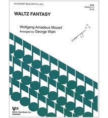 Kjos Waltz Fantasy by Mozart- Bb Clarinet Solo with Piano Acc