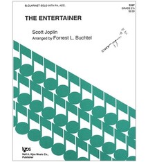 Kjos The Entertainer by Joplin - Bb Clarinet Solo with Piano Accompaniment