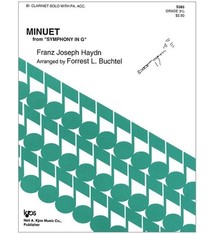 Kjos Minuet by Haydn - Bb Clarinet Solo with Piano Accompaniment