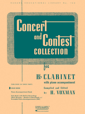 Hal Leonard Concert and Contest Collection for Bb Clarinet