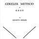 Alfred Gekeler Method for Oboe Book 1
