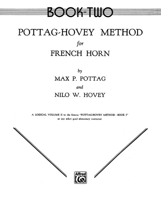 Alfred Pottag-Hovey Method for French Horn