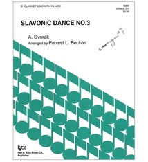 Kjos Slavonic dance No. 3 - Bb Clarinet Solo with piano accompaniment