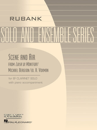 Hal Leonard Scene and Air Op. 82 for solo Bb Clarinet