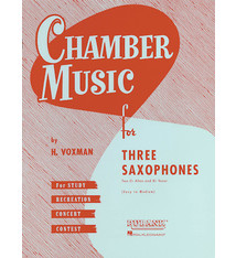 Hal Leonard Chamber Music for Three Saxophones