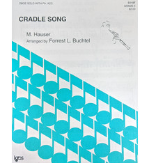 Kjos Cradle Song for Oboe with Piano Accompaniment 
