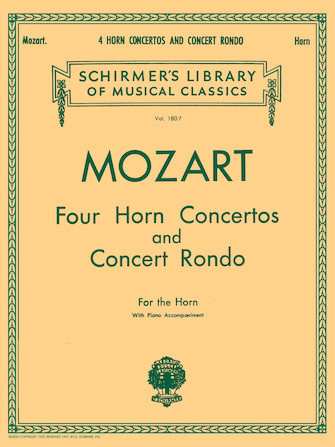 G. Schirmer Four Horn Concertos and Concert Rondo