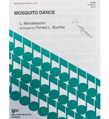 Kjos Mosquito Dance for Oboe with piano accompaniment