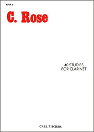 Alfred C. Rose 40 Studies for Clarinet Book 2