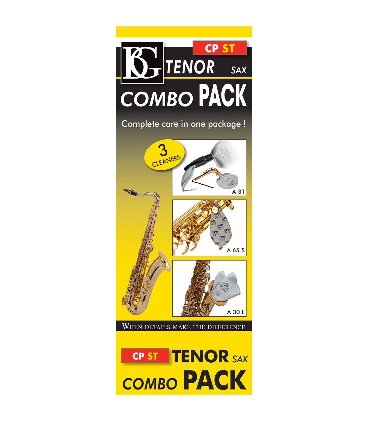 BG Tenor Saxophone Swab Microfiber Horn Stash