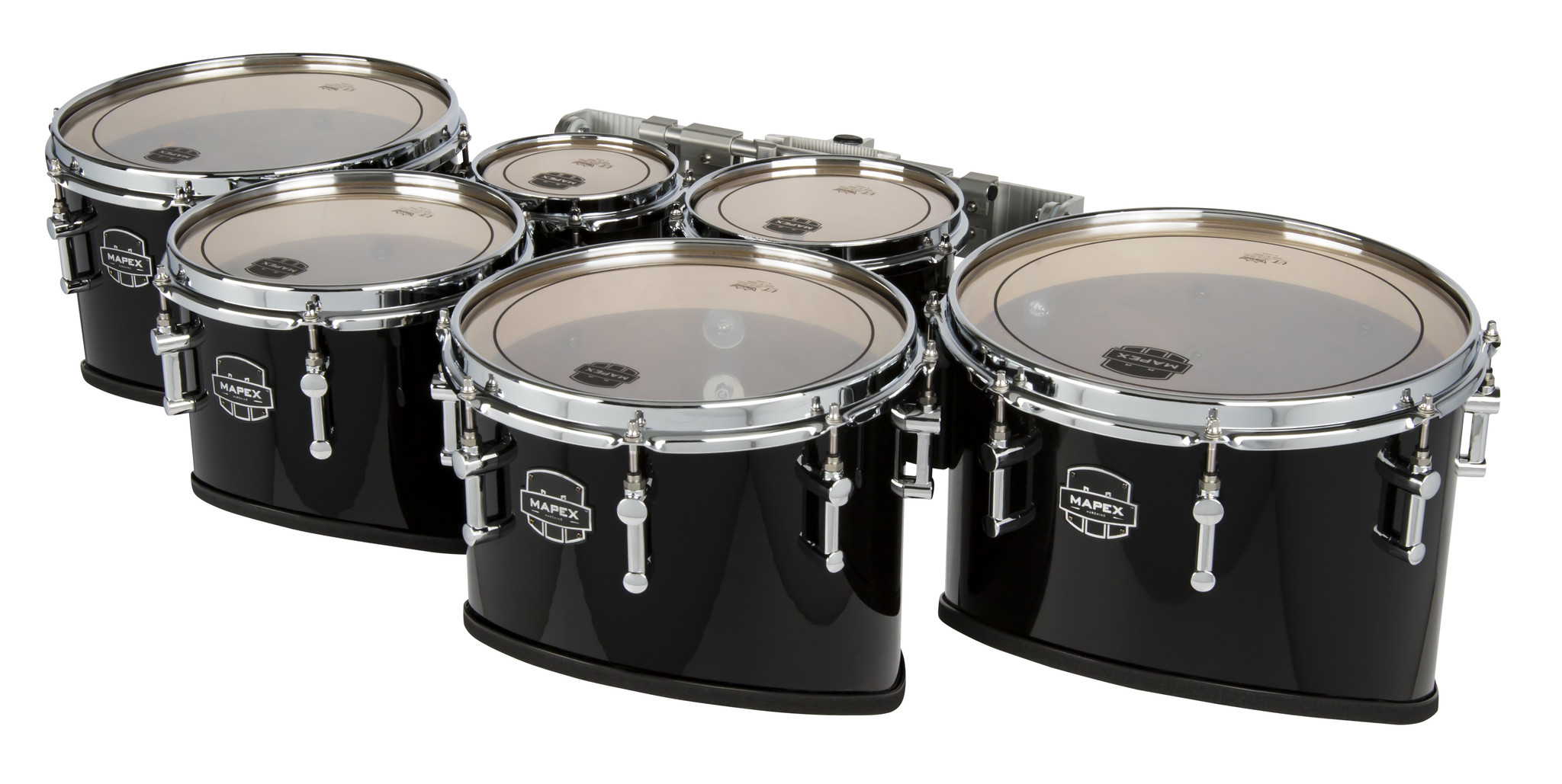 Mapex 6"/8"/10"/12"/13"/14" QUANTUM MARK II CALIFORNIA CUT SEXTET W/ PATENDED FFLB MOUNTING SYSTEM