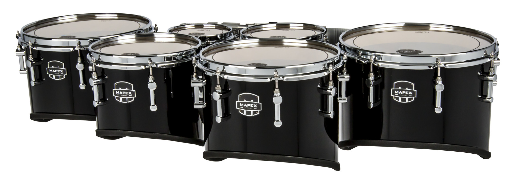 Mapex 6"/8"/10"/12"/13"/14" QUANTUM MARK II CALIFORNIA CUT SEXTET W/ PATENDED FFLB MOUNTING SYSTEM