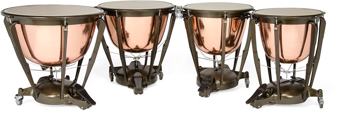 Majestic Majestic Symphonic Polished Copper Timpani Set of 4