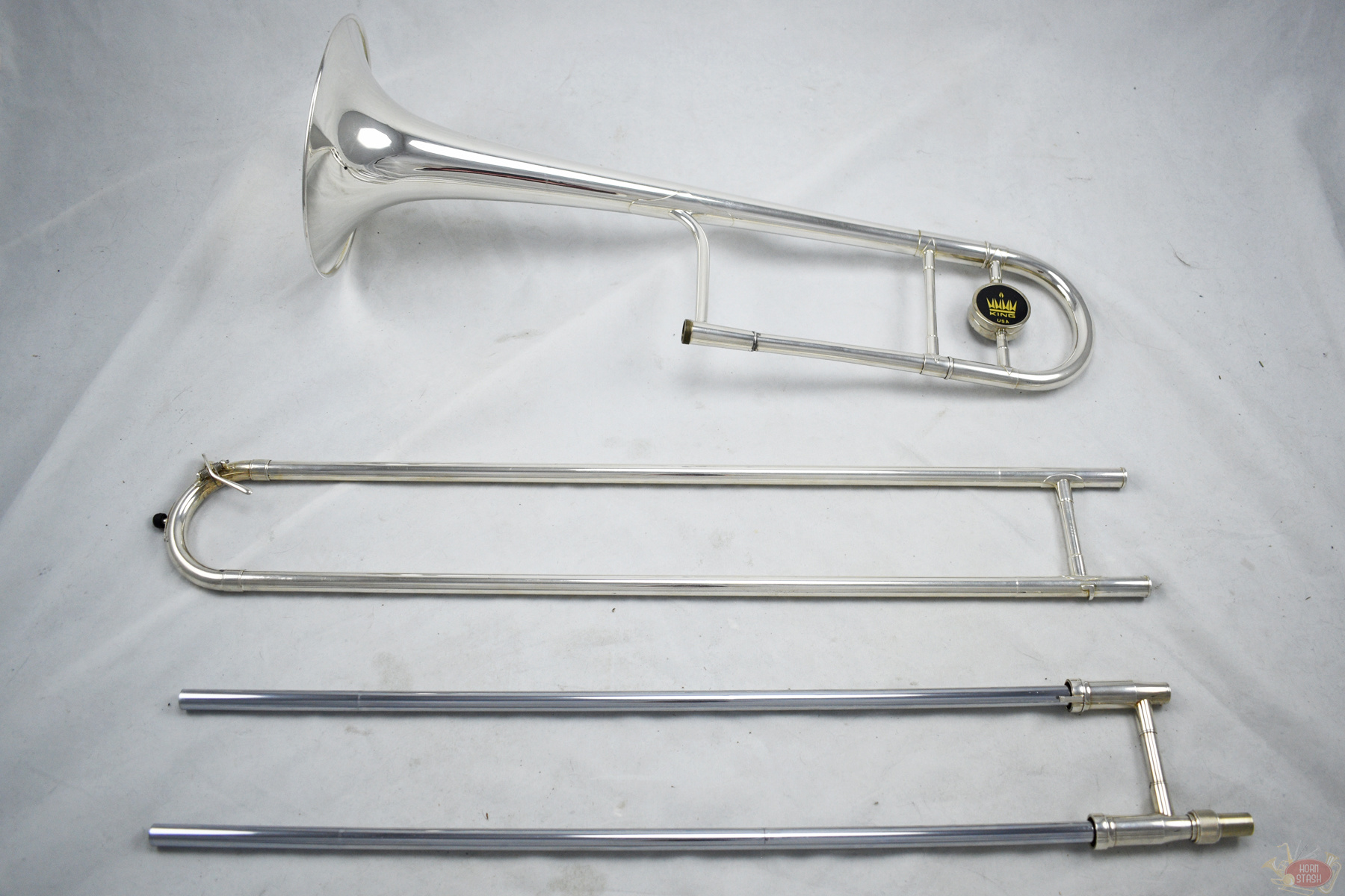 King Used King 4B Tenor Trombone (Silver Plated) - 1196XX