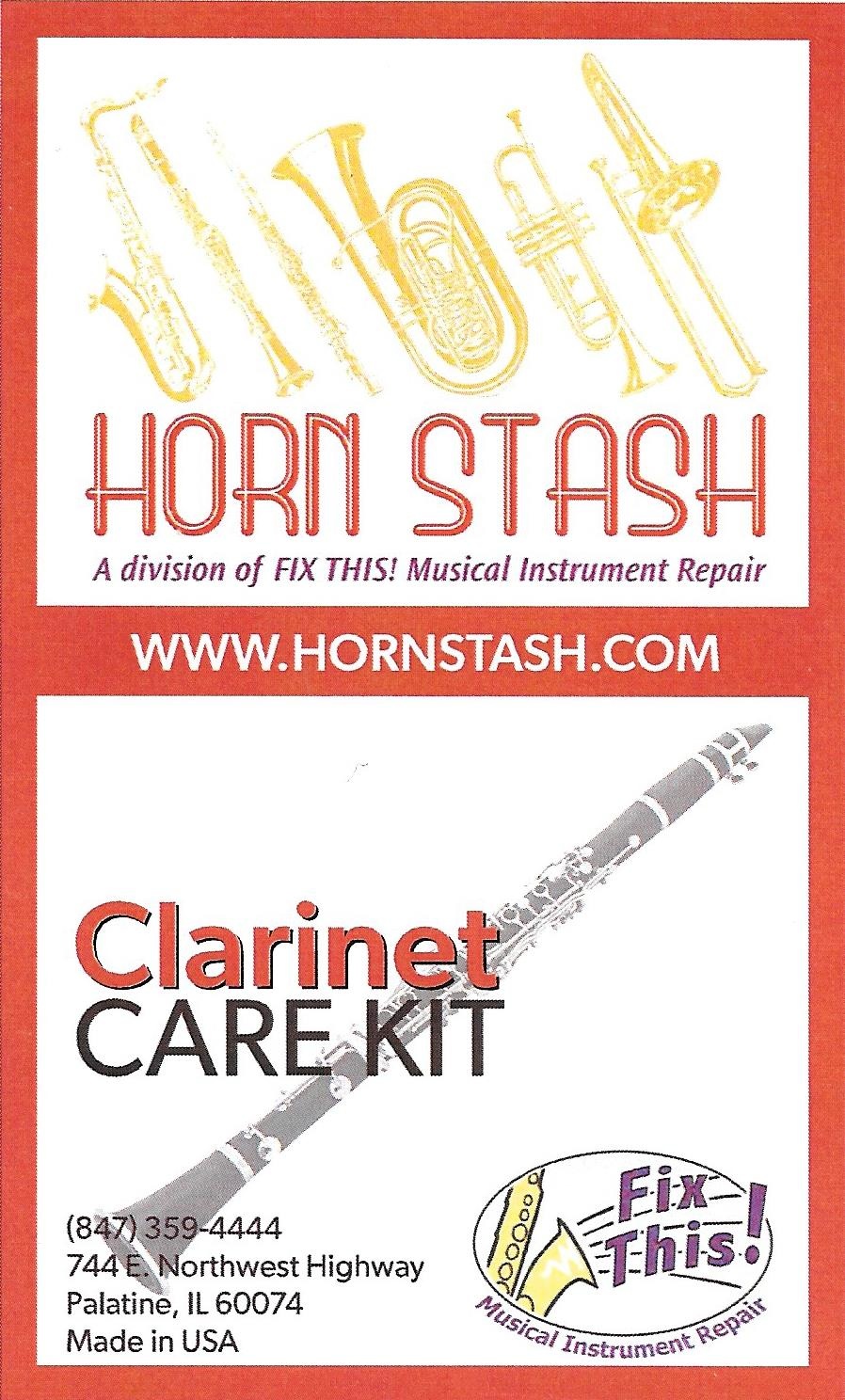 Fix This! Horn Stash Clarinet Care Kit