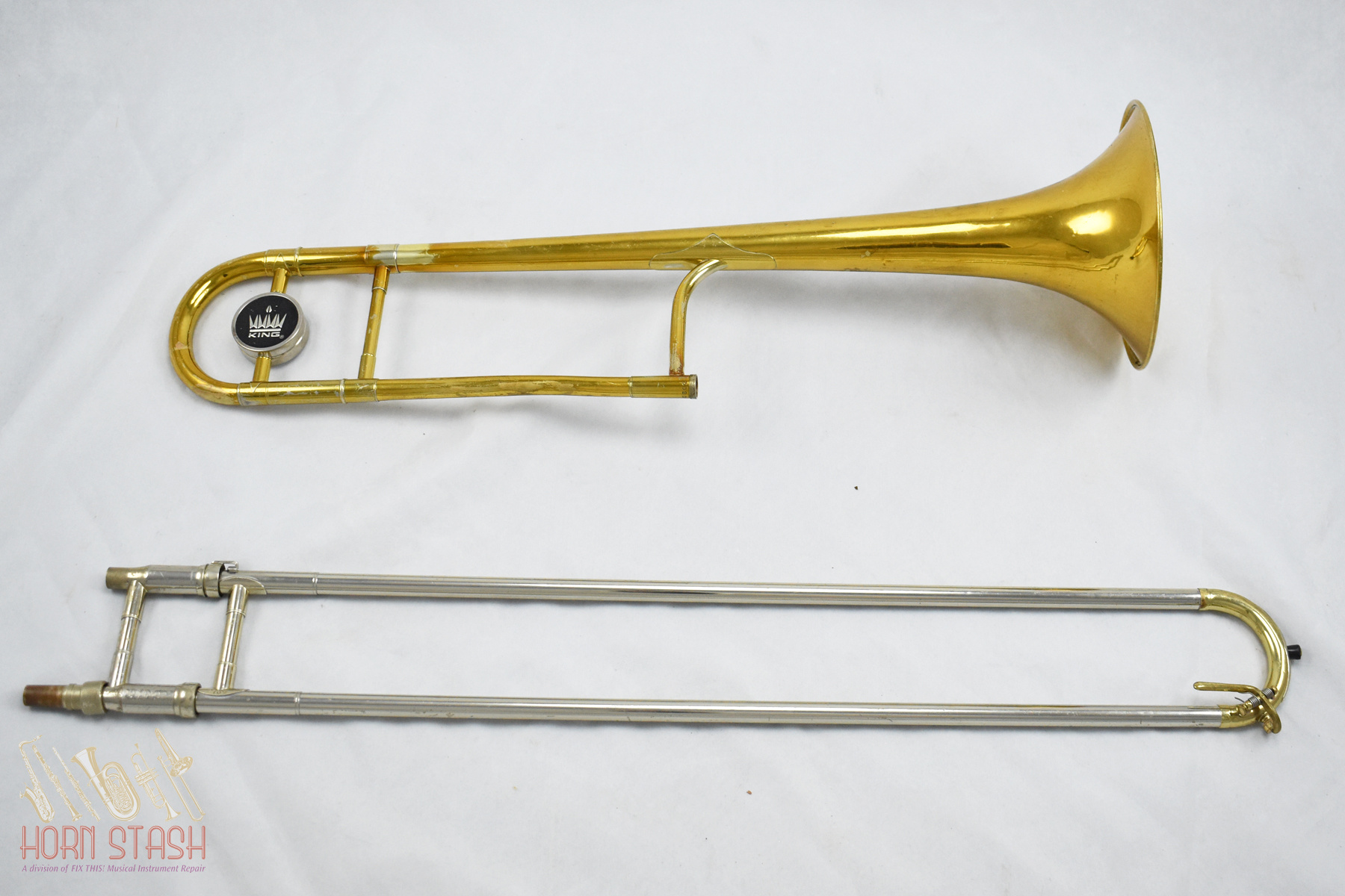 Used King 2B Liberty Tenor Trombone 5020XX Horn Stash