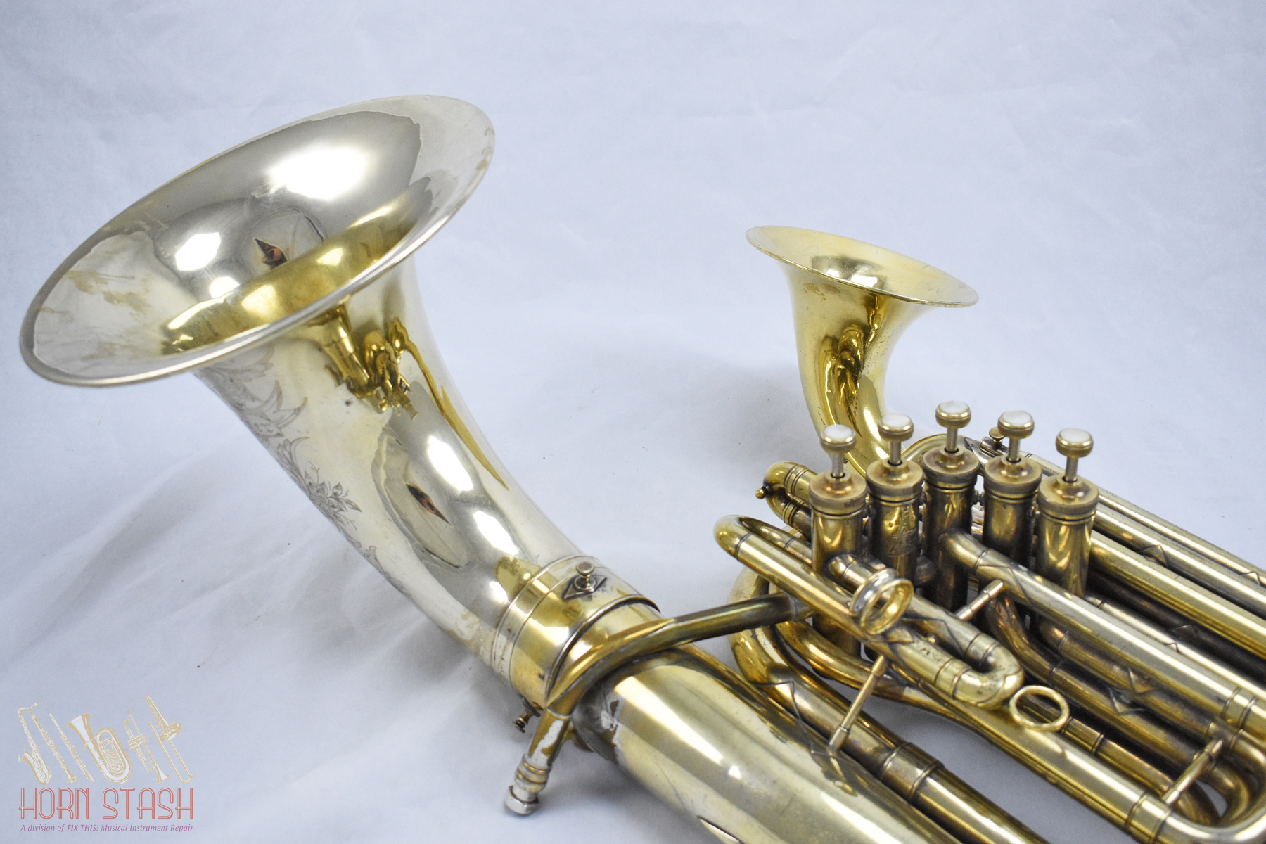 Buescher Used Buescher Model 49 Double Bell Euphonium - 922XX