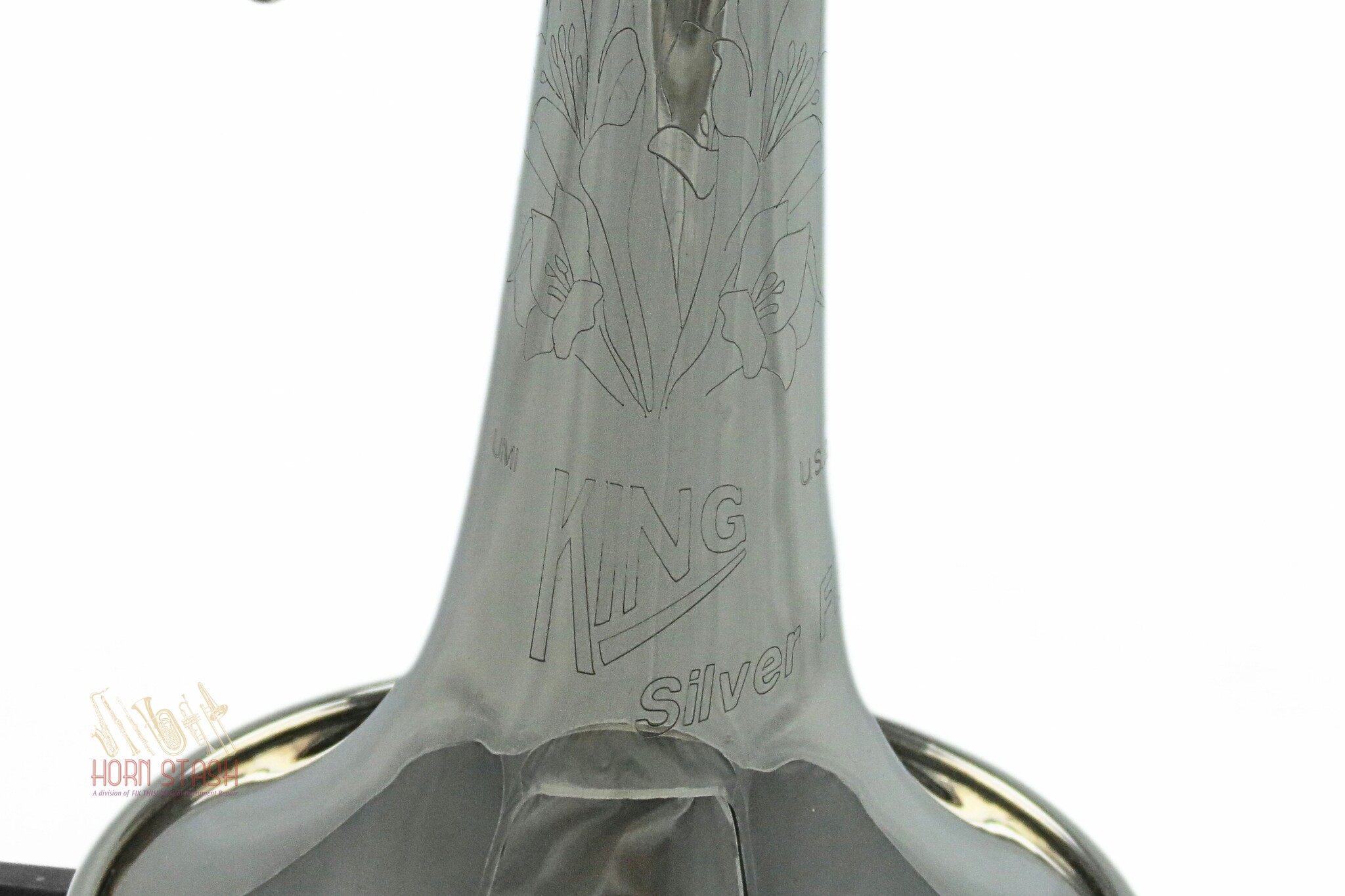 King Used King Silver Flair 2055T Bb Trumpet - 9026XX
