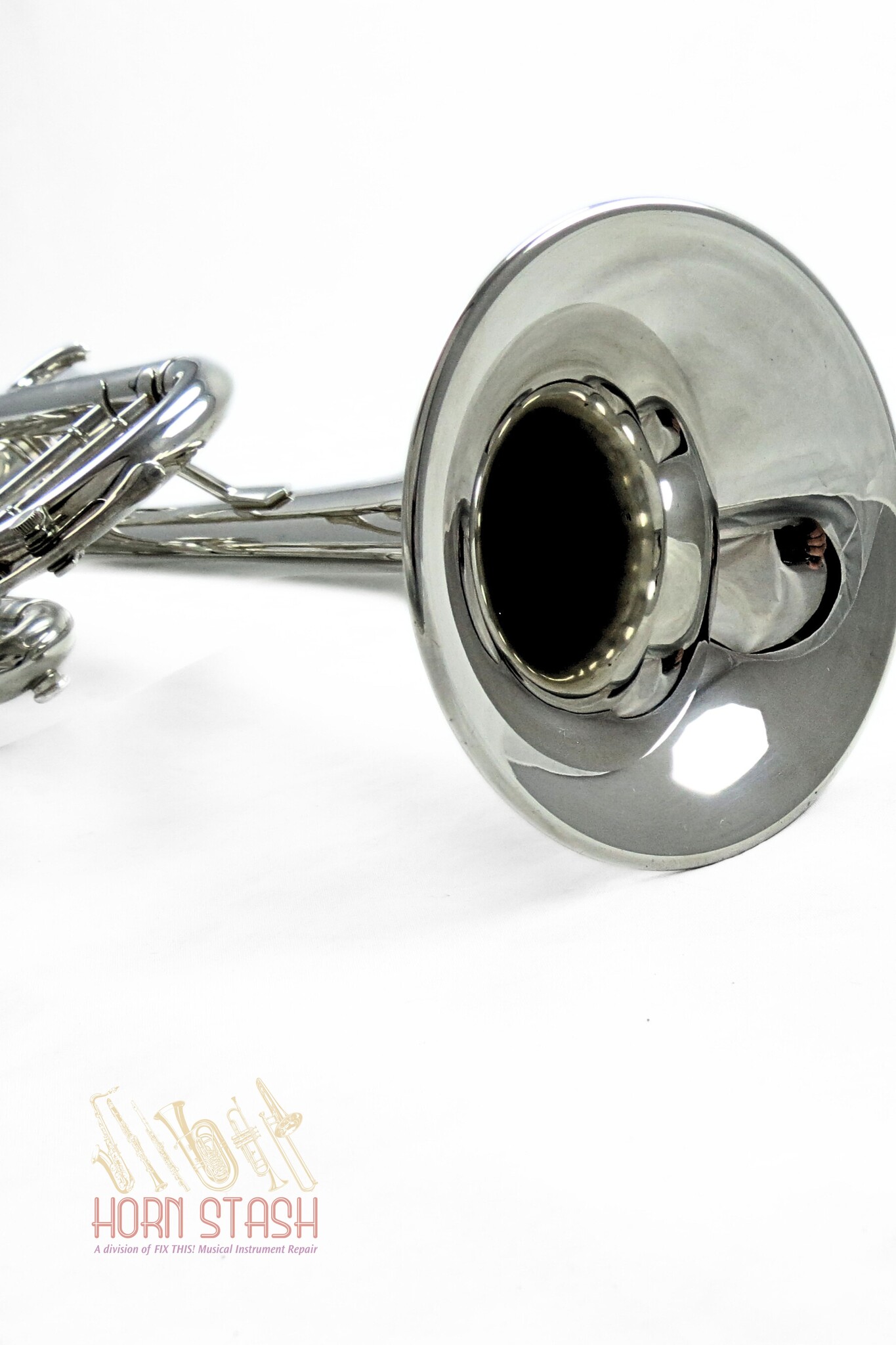 King Used King Silver Flair 2055T Bb Trumpet - 9026XX
