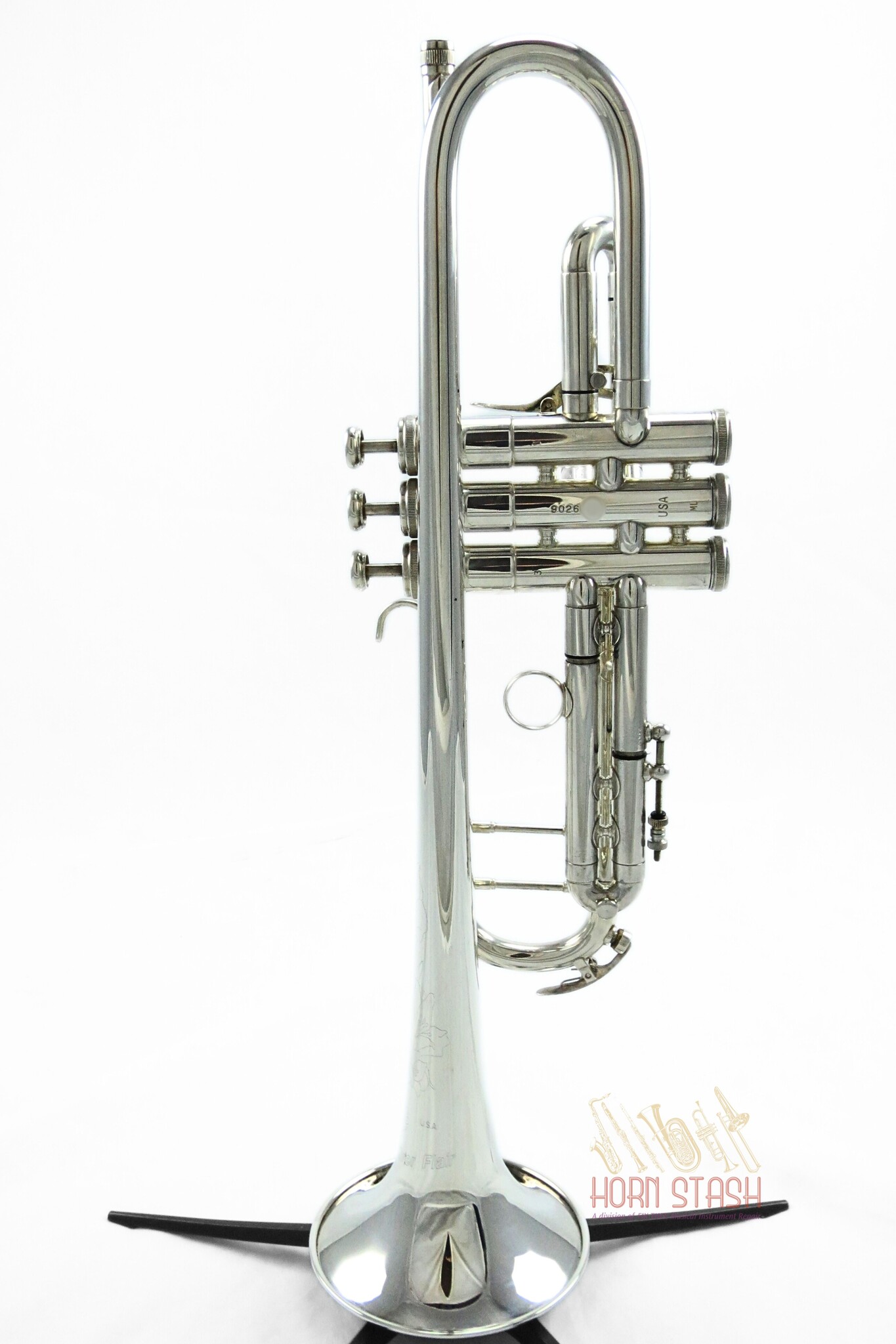 King Used King Silver Flair 2055T Bb Trumpet - 9026XX