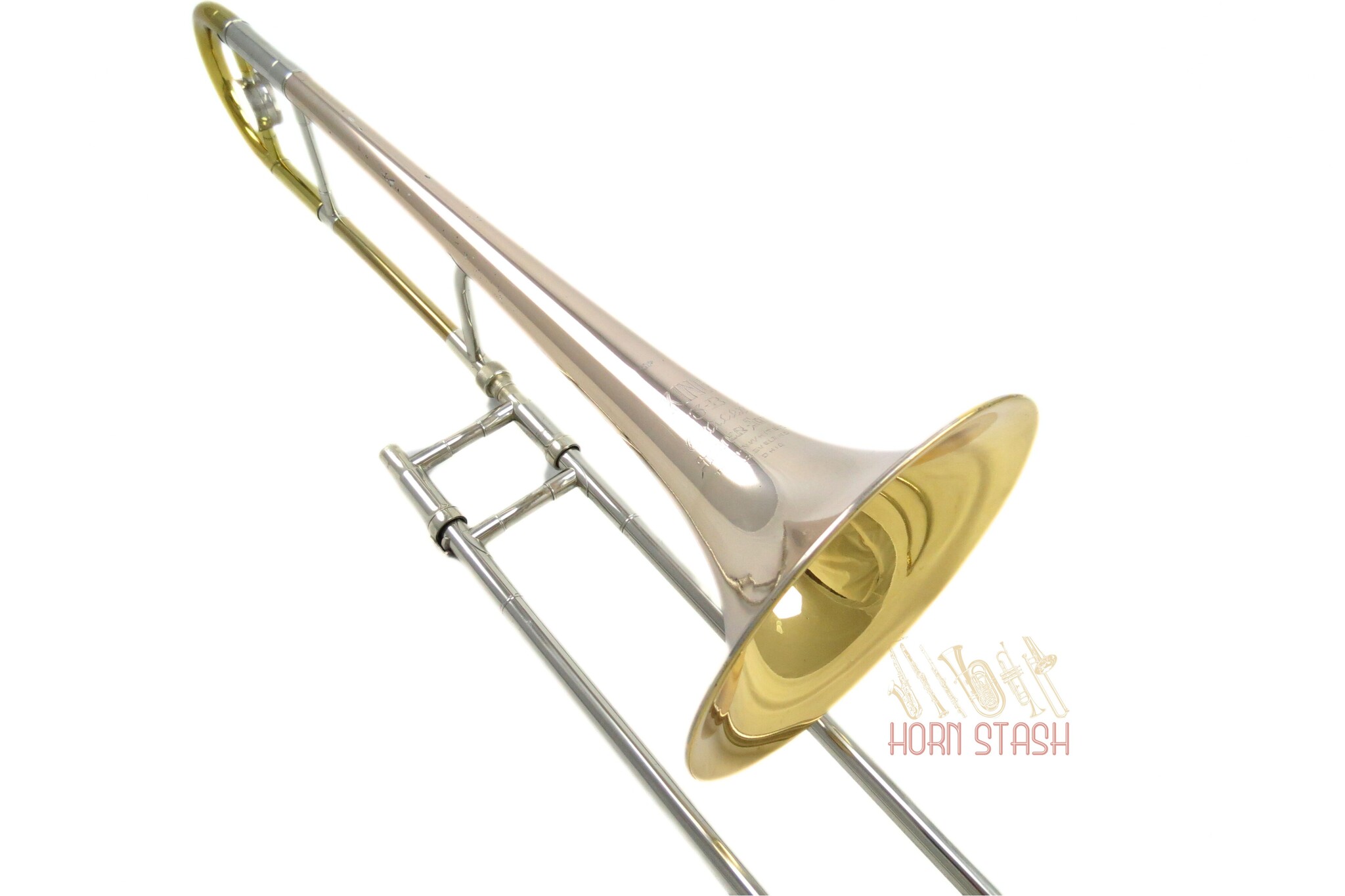 King Used King 3B Silver Sonic Tenor Trombone- 3773XX