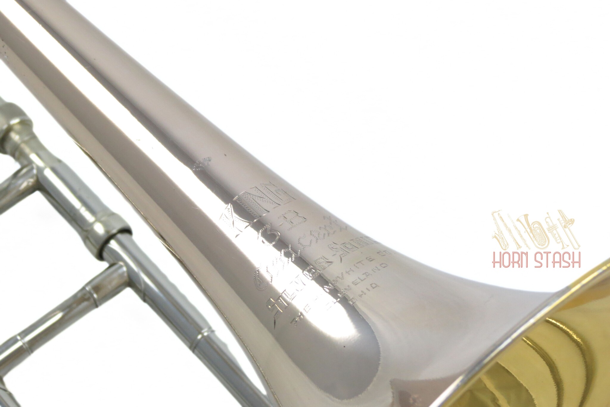 King Used King 3B Silver Sonic Tenor Trombone- 3773XX