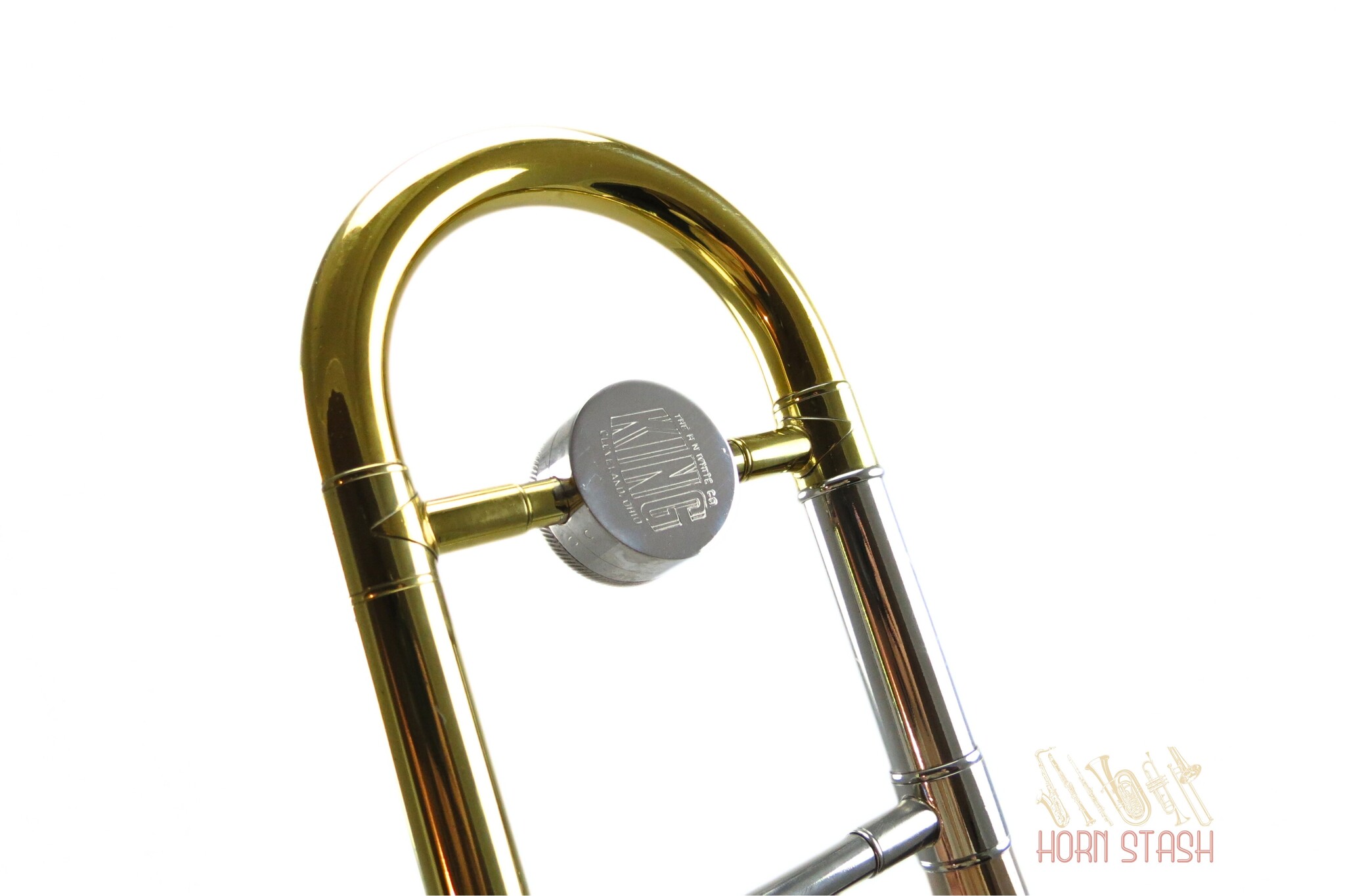 King Used King 3B Silver Sonic Tenor Trombone- 3773XX