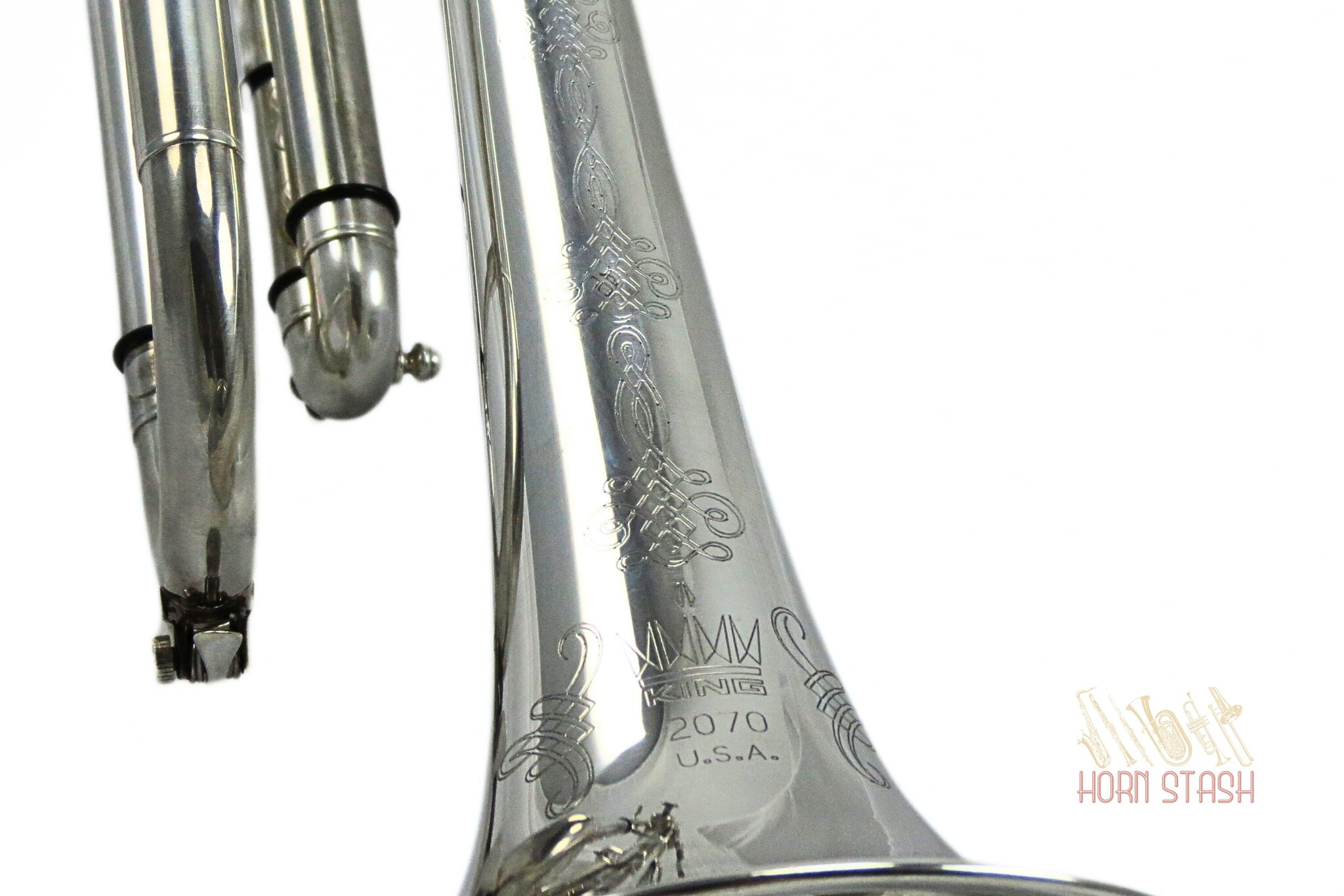 King Used King 2070 Bb Trumpet - 7076XX