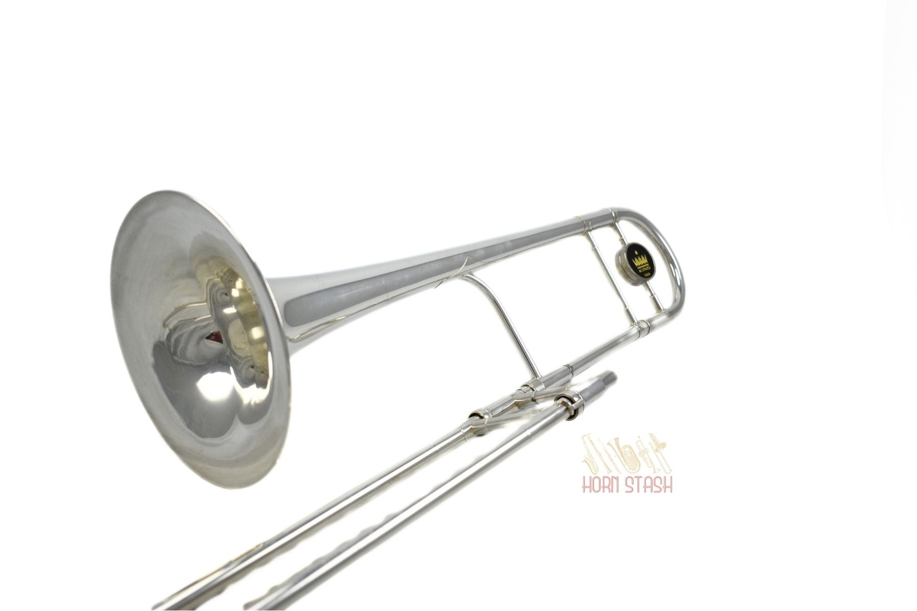 King Used King 4B Tenor Trombone (Silver Plated) - 1196XX