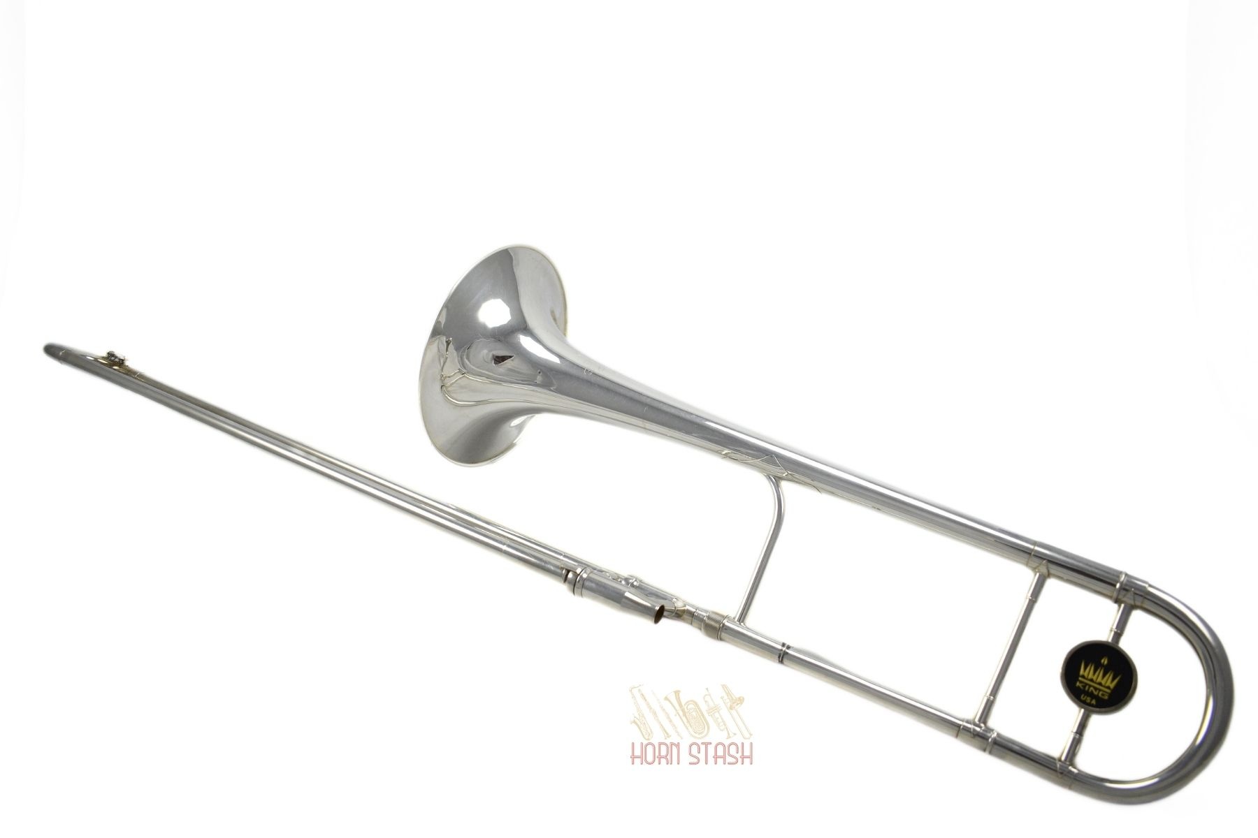 King Used King 4B Tenor Trombone (Silver Plated) - 1196XX