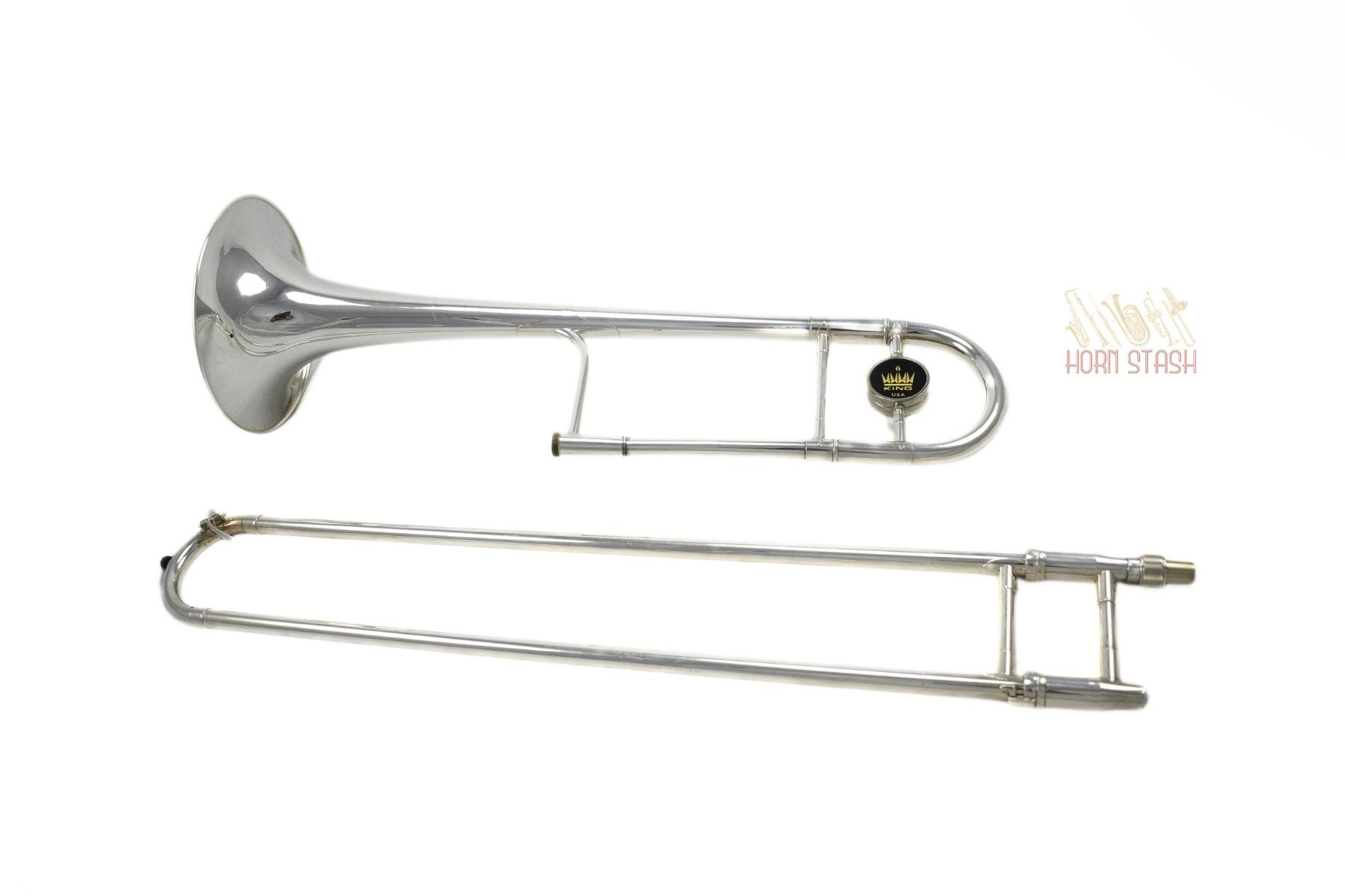 King Used King 4B Tenor Trombone (Silver Plated) - 1196XX