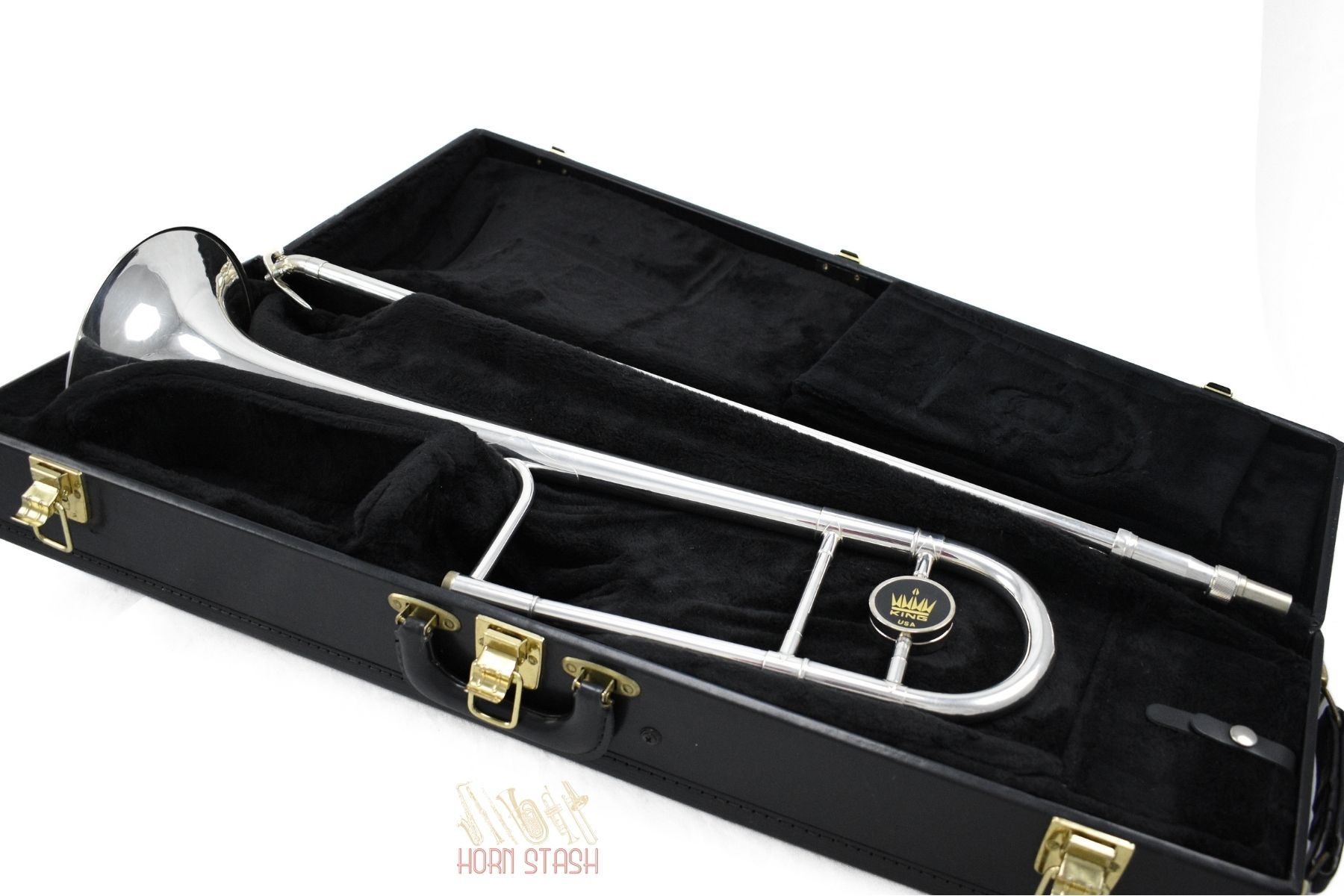 King Used King 4B Tenor Trombone (Silver Plated) - 1196XX