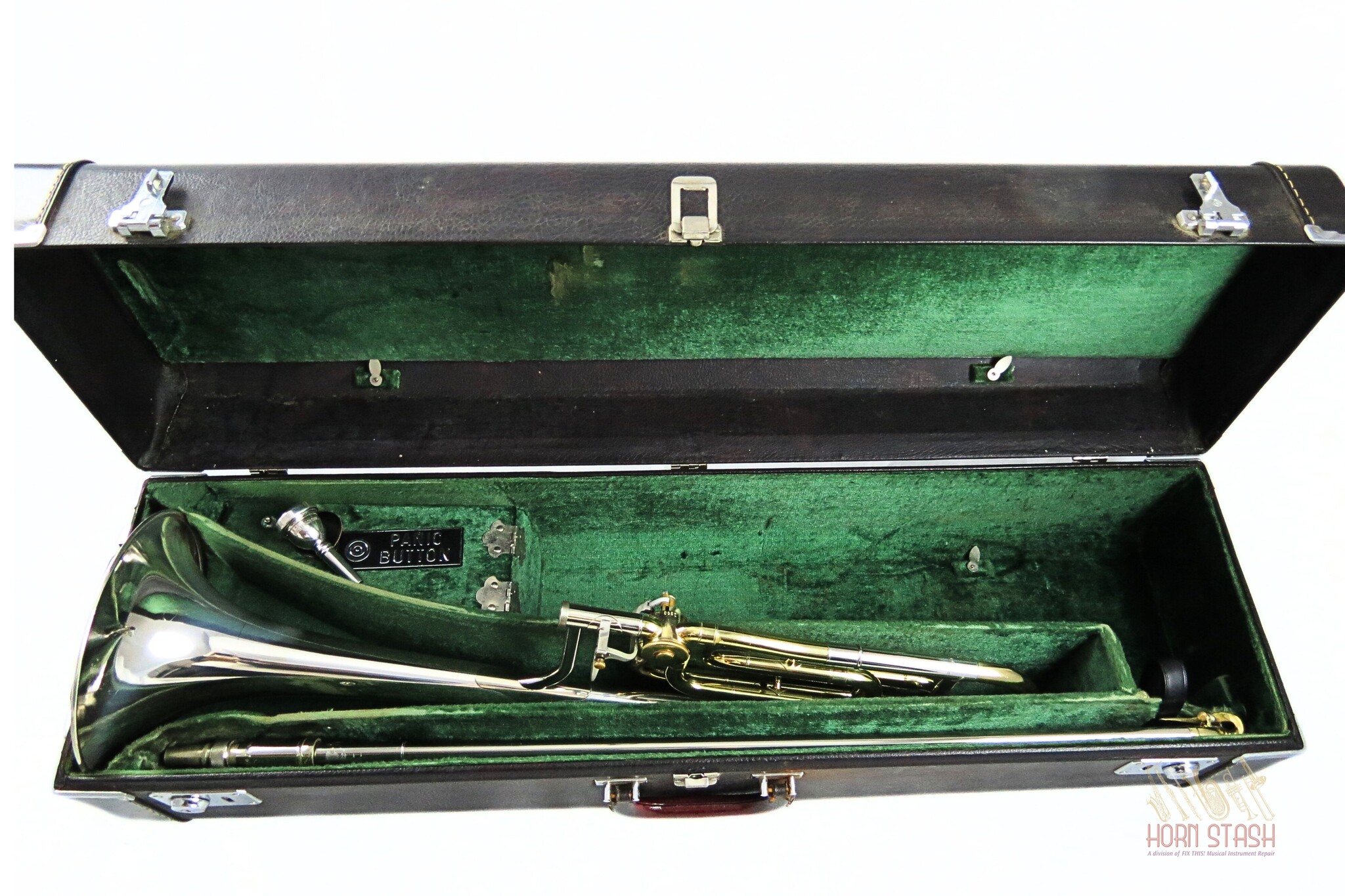 King Used King 3B Silver Sonic Tenor Trombone-4474XX