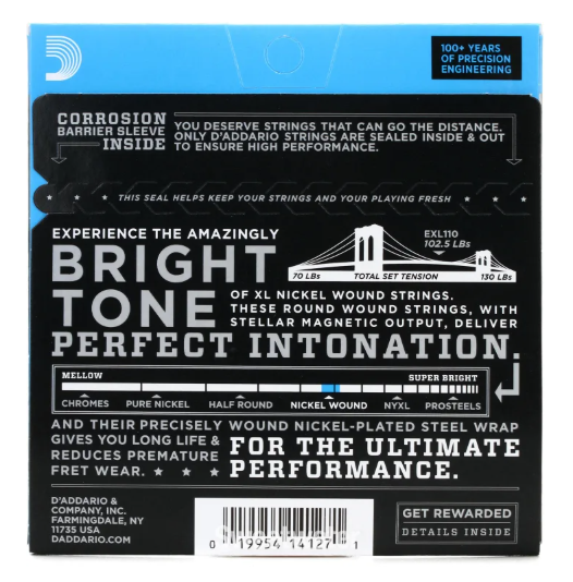D'Addario D'Addario Regular Light, Nickel Wound Guitar Strings 10-46