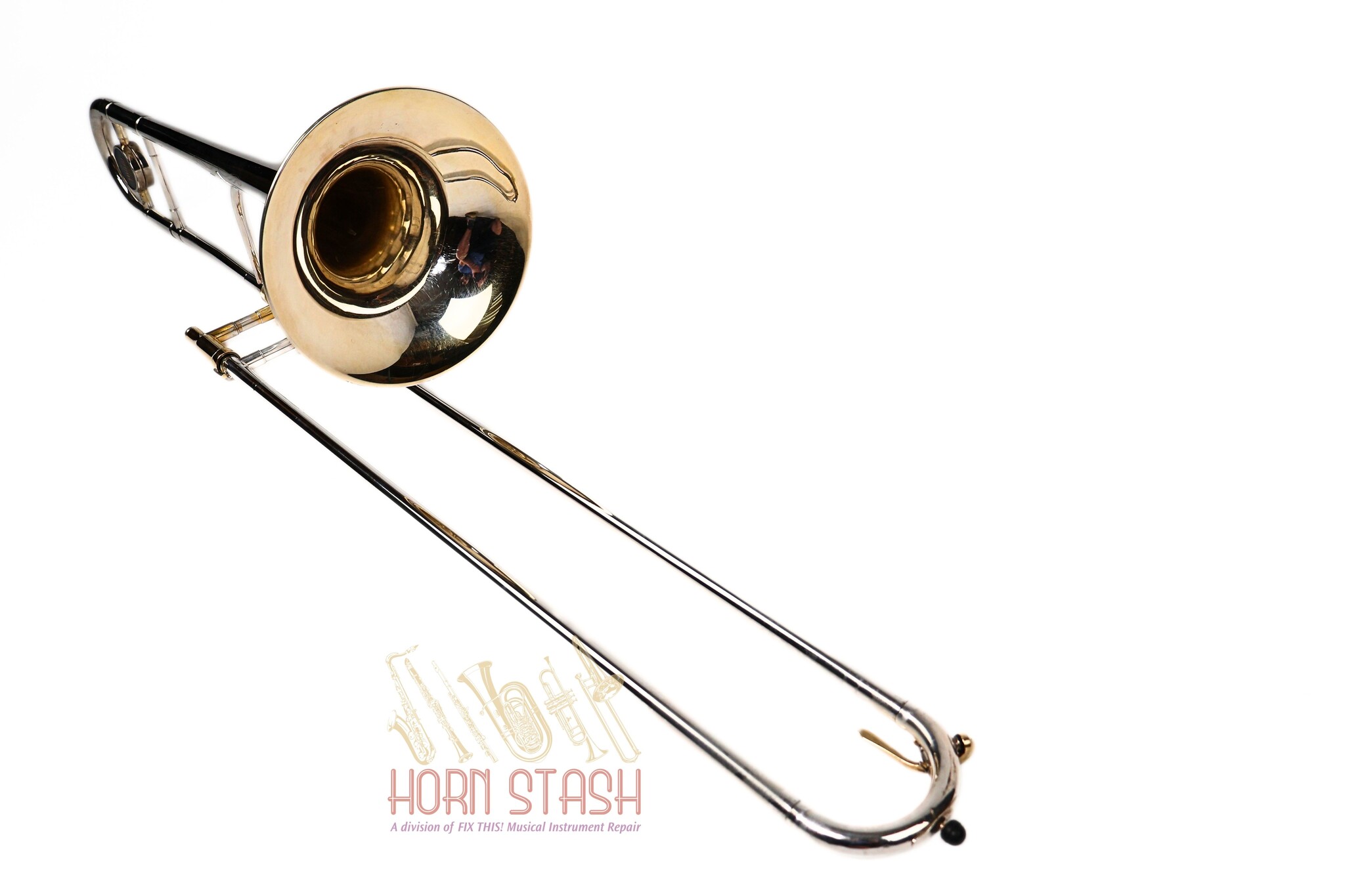 Used King 3B Silver Sonic Tenor Trombone- E22XX - Horn Stash