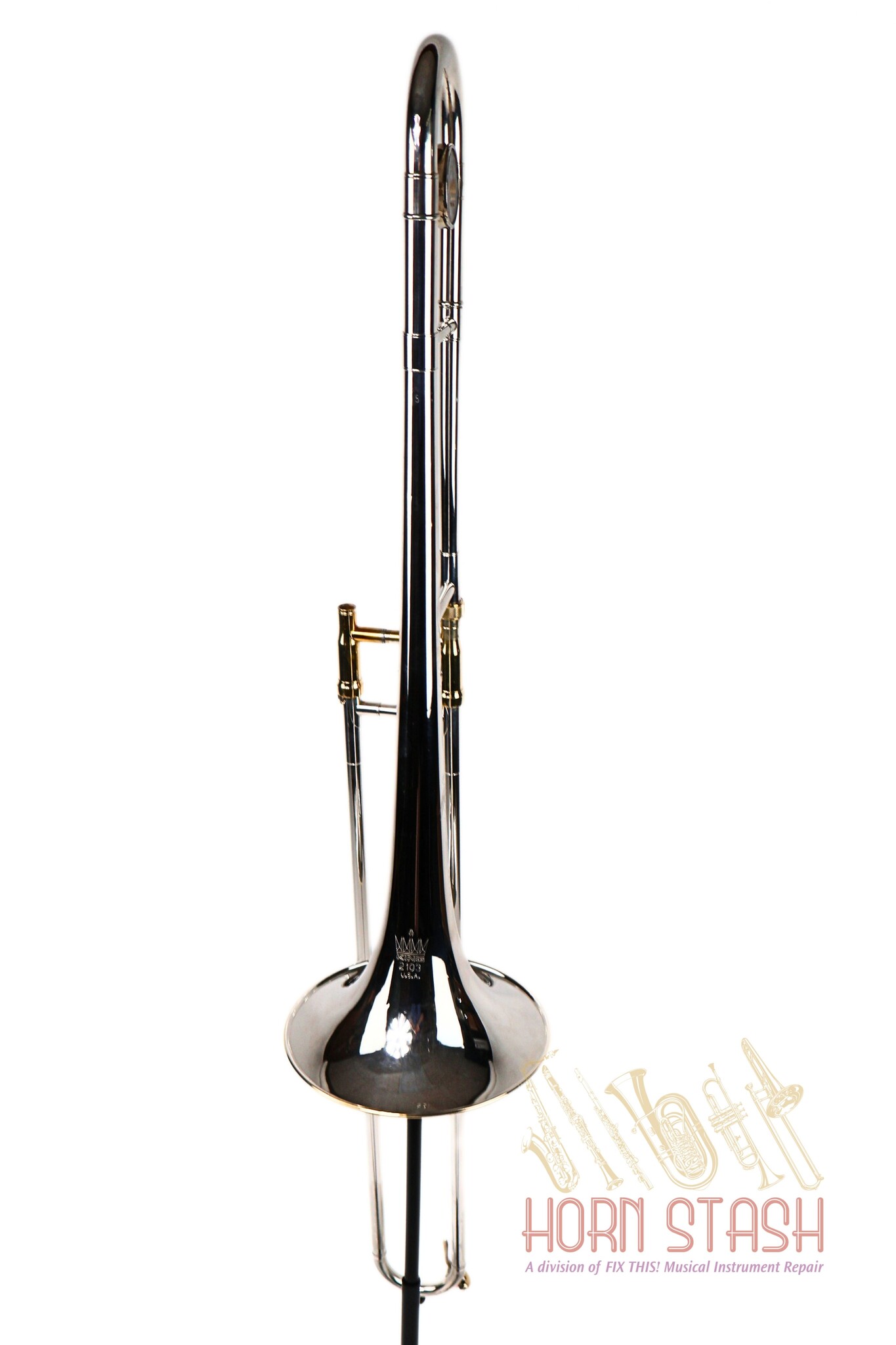 Used King 3B Silver Sonic Tenor Trombone- E22XX - Horn Stash