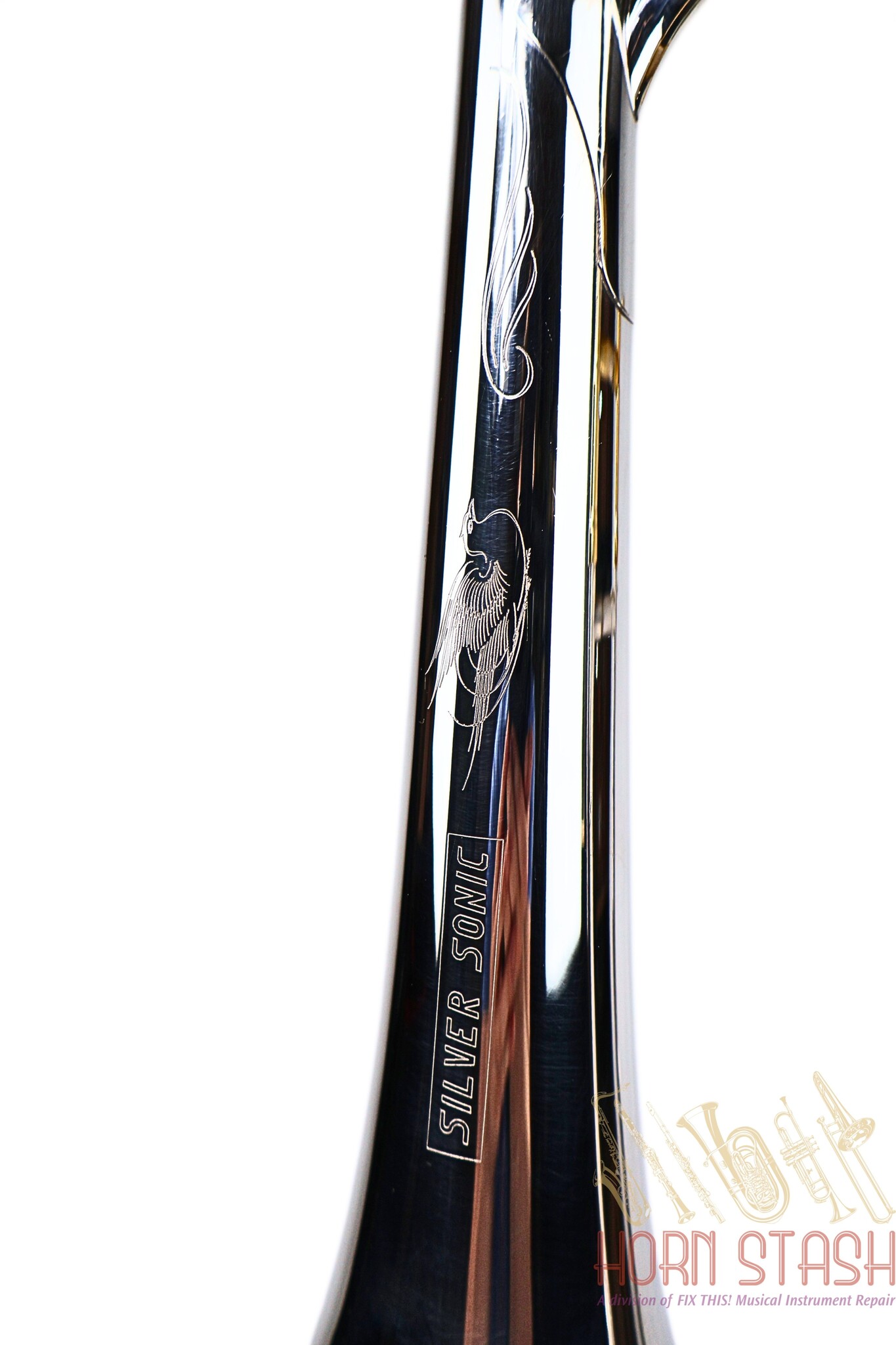 King Used King 3B Silver Sonic Tenor Trombone- E22XX